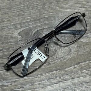 Roberto Steffani Eyeglasses RSS 03 COL 20 Gunmetal Rectangle Full Rim 57-15-135